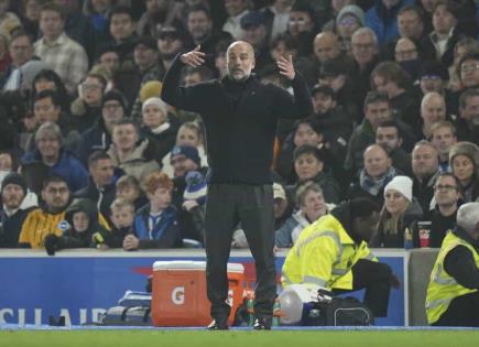 Crisis en Manchester City: Guardiola enfrenta racha de derrotas