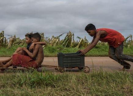 Impacto de la tormenta tropical Rafael en Cuba y el Golfo de México