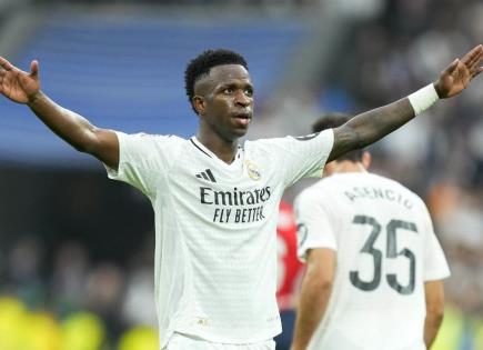 Real Madrid vence a Osasuna con tripleta de Vinicius Junior