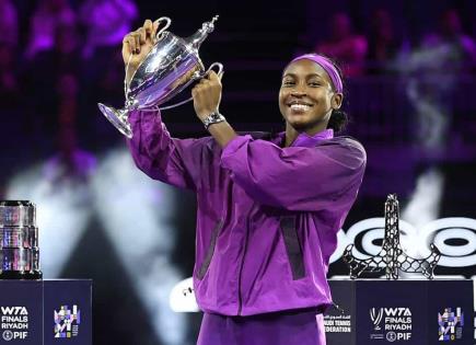 Triunfo de Coco Gauff en las Finales WTA