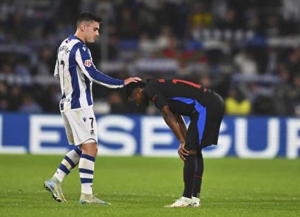 Barcelona cae ante la Real Sociedad en la Liga Española