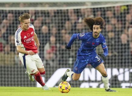 Empate entre Arsenal y Chelsea en la Premier League