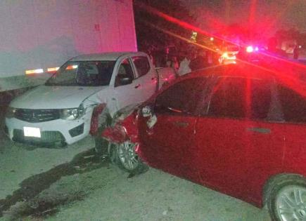 Sacerdote de San Vicente sufre un accidente automovilístico en la carretera libre Valles-Tampico 