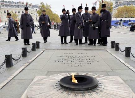 Conmemoración del Armisticio en París
