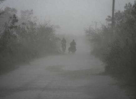 Impacto de Rafael en Golfo de México