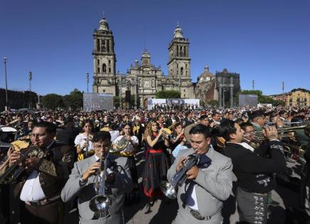 Récord de mariachis en Ciudad de México Récord de mariachis en Ciudad de México