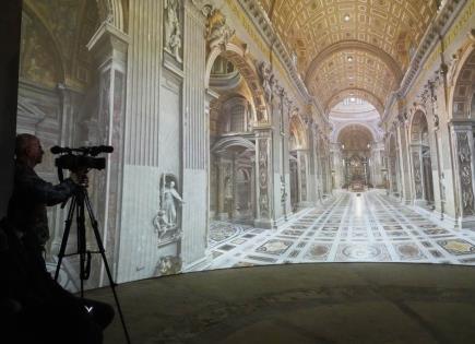 Réplica Digital de la Basílica de San Pedro con IA