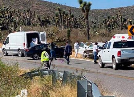 Un muerto, en choque carretero