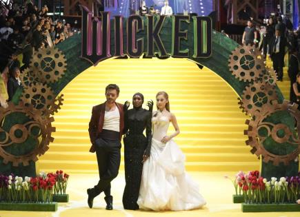 Encuentro estelar en la premiere de Wicked en Ciudad de México