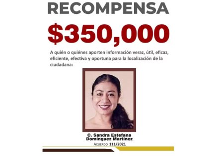 Recompensa por información sobre activista desaparecida en Oaxaca