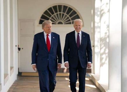 Donald Trump se reúne con Biden