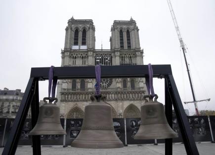 Excedentes de la restauración de Notre Dame para conservación