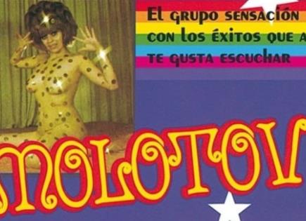 Muere actriz Mayka Montalvo, portada del CD de Molotov