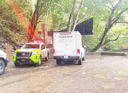 Turista fallece en trágico accidente dentro de un paraje en Aquismón