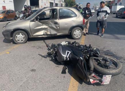 Fotos | Dos motociclistas heridos en distintos hechos