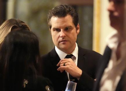 Nombramiento de Matt Gaetz como Secretario de Justicia