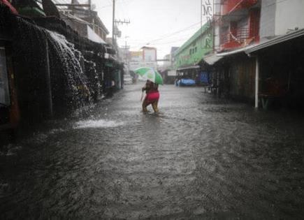 Depresión tropical Sara provoca fuertes lluvias en el sureste de México