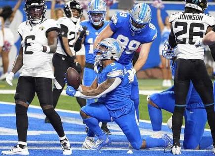 Aplastante triunfo de Lions sobre Jaguars