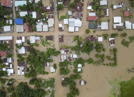 Impacto de la tormenta tropical Sara en Centroamérica