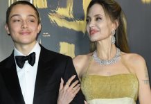 La familia Jolie-Pitt en los Governors Awards: Angelina y Knox