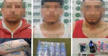 En flagrancia, detectan a tres ladrones