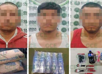 En flagrancia, detectan a tres ladrones