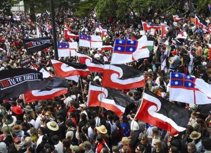 Protesta Multitudinaria en Nueva Zelanda por los Derechos Maoríes