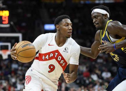 Raptors de Toronto rompen racha de derrotas al vencer a los Pacers