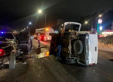 Carambola en carretera ’57 deja fuertes daños