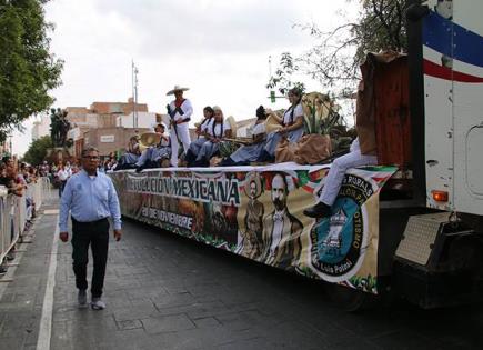 Se recuerda la Revolución con un vistoso desfile