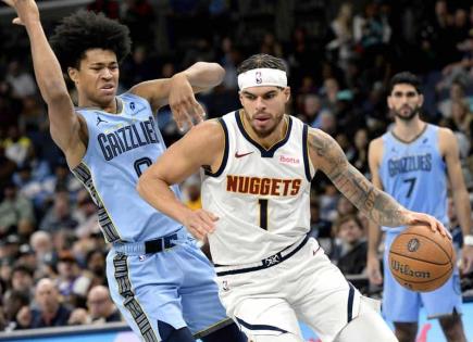 Triunfo de los Nuggets de Denver sobre los Grizzlies de Memphis en la NBA Cup