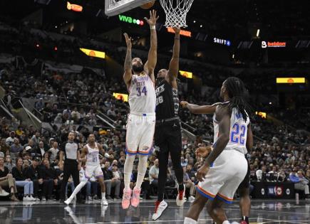 Triunfo de los Spurs de San Antonio en la NBA Cup ante Thunder