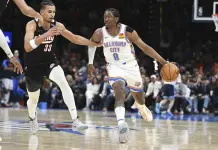 Victoria del Thunder sobre Trail Blazers en la NBA