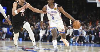 Victoria del Thunder sobre Trail Blazers en la NBA