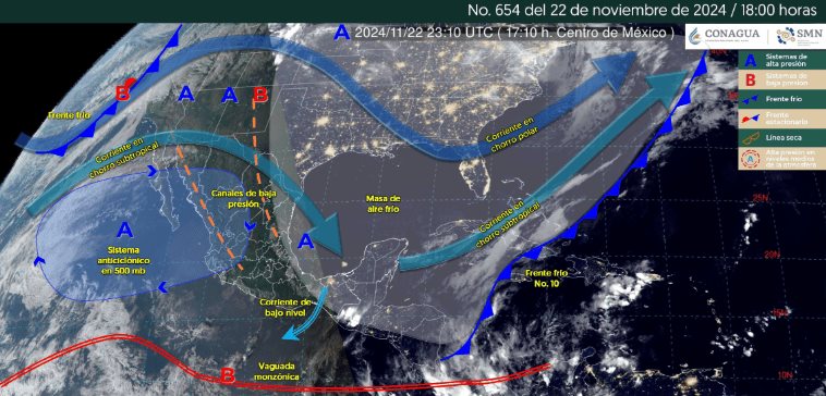 Bajan las temperaturas y llegan las heladas a San Luis Potosí