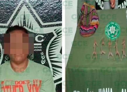 Con ponchallantas, mujer es detenida en Matehuala 