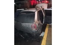 Incendio de Automóvil y Amenazas en Mineral de la Reforma