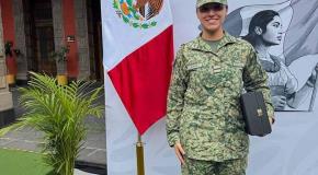 Medallista olímpica recibe ascenso en Ejército Mexicano