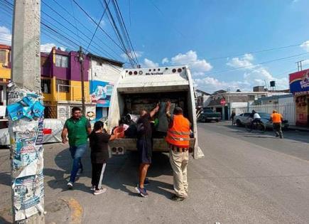 Continuará recolección de basura en época navideña