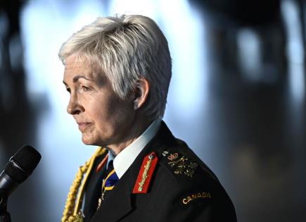 General Jennie Carignan y el debate sobre mujeres en combate