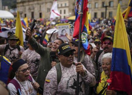 Protestas y oposición al Gobierno de Gustavo Petro en Colombia