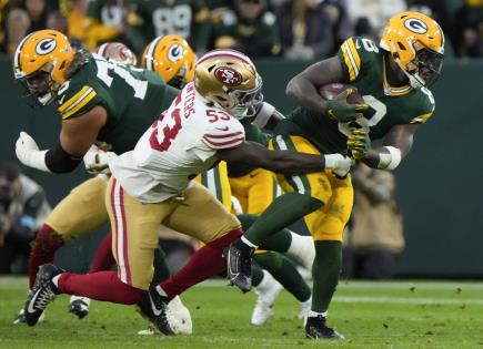 Victoria contundente de los Packers de Green Bay sobre los 49ers de San Francisco