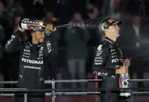 Victoria de Russell y Hamilton en Fórmula 1 Las Vegas