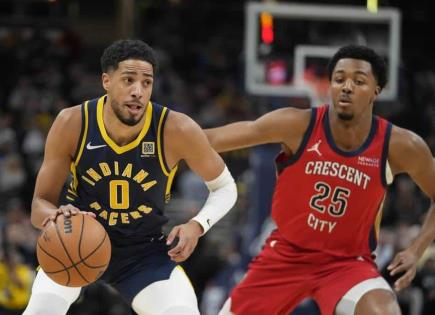 Actuación Estelar de Tyrese Haliburton en Triunfo de los Pacers de Indiana