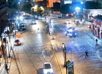 Circulación restablecida en el centro tras retiro de manifestantes