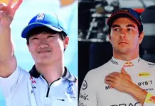 Checo Pérez es como un padre para mí, asegura Yuki Tsunoda
