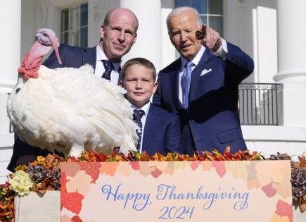 Tradicional Indulto de Pavos en la Casa Blanca