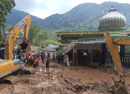 Tragedia por Inundaciones y Aludes en Sumatra