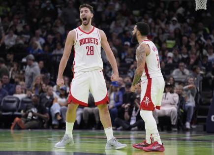 Houston Rockets ganan en tiempo extra a los Timberwolves en la NBA Cup