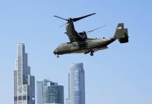 Incidente con aeronave militar Osprey en Nueva York